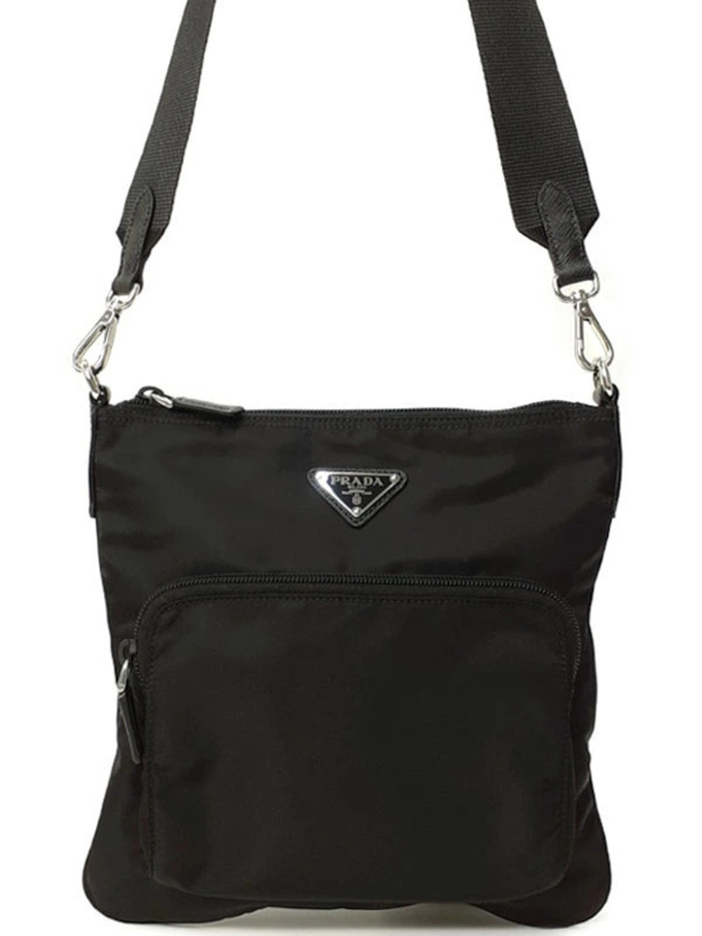 Prada Tessuto Crossbody Bag Black